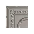 thumbnail image 2 of Fasade Easy Installation Rosette Argent Silver Glue Up Ceiling Tile/ Ceiling Panel (12" X 12" Sample), 2 of 3