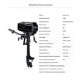 thumbnail image 3 of Inflatable Boat Electric Motor Marine Electric Vessel Outer Engine Rowing Boat Vessel Motor Propeller 12V 24V, 3 of 5