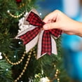 thumbnail image 4 of SDNall Christmas Tree Decorations, Small Christmas Tree, Christmas Tree Double Layered Bow - Festive Gift Box Packaging Bow Accessories, Christmas Tree Ornaments, 4 of 6