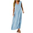 thumbnail image 1 of TJAZFJPA Robes de Bal Robe d'Été pour Femme Jupe Longue Couleur Unie Mode Décontractée Jupe Longue Robes de Grossesse pour Femmes Robes de Soirée, 1 of 7