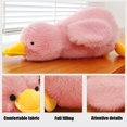 thumbnail image 3 of Cute Hair White Ducks Doll Toy - Soft Plush Big Goose Pillow for Sleeping and Soothing, Huggable Gift for Kids and Adults, Machine Washable and Decorative, 3 of 8