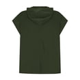 thumbnail image 4 of Timegard Tank Tops Men Sleeveless Hoodies Pullover Solid Color Casual Loose Workout Tee Shirts Summer, 4 of 5