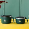 thumbnail image 3 of Ruiboury Portable Ramen Bowl Easy To Clean And Suitable For Any Occasion Lightweight And Portable Safe Blue 1300ML, 3 of 6