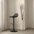 thumbnail image 4 of Bouclair Tabouret de Bar Réglable Noir en Similicuir et Métal, 4 of 10