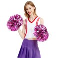 thumbnail image 2 of Binwennn Cheerleading Handheld Colorful Flower Event Sports Performance Activities Cheering Supplies Lightweight Handle Design Off Event Tablecloth Event Horizon Shirt Party Decorations for Men 21st, 2 of 4