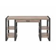 thumbnail image 3 of Scranton & Co 60" Storage Desk in Driftwood and Black, 3 of 6