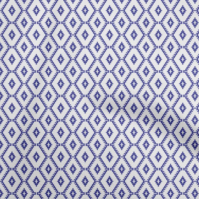 oneOone Polyester Spandex White Fabric Block Sewing Material Print Fabric By The Yard 56 Inch Wide-BE