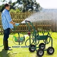 thumbnail image 4 of FDW Garden Hose Reel Cart Green 300' Heavy Duty, Easy Assembly, 1 Count, 4 of 7