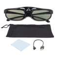 thumbnail image 2 of 3D Active Shutter Glasses, DLP Link Black 144Hz 3D Glasses  For 3D DLP Projectors, 2 of 8