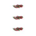 thumbnail image 2 of stanreset 1/2/3/5 Artificial Flower Plant Fake Vine Roses Simulation Rose Self-Assembly Party Balcony Garden Restaurant Living Room Garland Rose Red 3PCS, 2 of 6