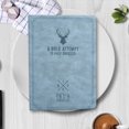 thumbnail image 1 of Tablet Case For Ipad Air 5th Retro Pattern Deer Head Pattern With Stand Book Style Leather Cover For Ipad Mini 6 8th 9th 10.2 Blue Pro 11 2020 21 22, 1 of 6