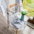 thumbnail image 4 of ZZkhGO Leaf Pattern Sheer Window Voile Curtain, Single Panel Fabric Drape 200x100cm, Polyester Curtain for Living Room, 4 of 7