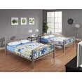 thumbnail image 3 of Conrad Full over Full Metal Bunkbed, Pewter, 3 of 9