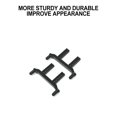 thumbnail image 3 of mmirethe Aluminum Alloy Balanced Shell Mount For 1/16 FMS 16101 16102 RC Car Part RC Car Accessories Replacement Parts Golden, 3 of 6