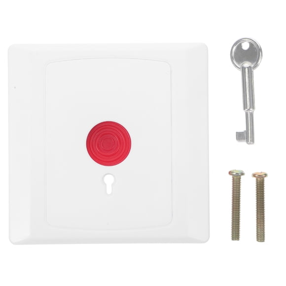 KAKOWELY Boîte à Boutons Étanche Interrupteur d'Arrêt d'Urgence avec Clé Étanche Boîte à Boutons Rouge Interrupteur d'Arrêt d'Urgence Interrupteurs à Bouton-Poussoir Boîte pour Incendie et Sécurité pour Sécurité à la Maison et au Bureau