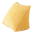 thumbnail image 1 of Corduroy Triangle Cushion Lumbar Support Can Be Removed And Washed To The Waist Plain Lumbar Pillow Car Back Pillow Lumbar Cushion Cushion Couch Pillows Big Floral Satin Pillowcase Decorate Pillows to, 1 of 4