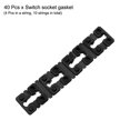 thumbnail image 3 of Uxcell Outlet Spacers Switch and Receptacle Spacer for Electrical Box Black 5.5mm 40 Pcs, 3 of 5