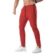 thumbnail image 1 of Ceisia Men Solid Color Loose Casual Pants Elastic Waist Drawstring Sports Gift Work Trousers, 1 of 5