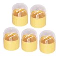 thumbnail image 2 of 5pcs Detachable Makeup Sponge Holder Dust Proof Clear Lid Portable Cosmetic Sponge Organizer Case Yellow, 2 of 14