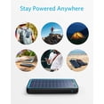 thumbnail image 2 of Anker PowerCore Solar 10000mAh Power Bank, 15W USB-C with Dual Ports Flashlight  IP65 Splash Proof Dustproof for Outdoor Activities, 2 of 8