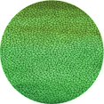 thumbnail image 1 of Ahgly Tapis Rond Lavable en Machine Intérieur Transitionnel Vert, 3 Pieds Rond, 1 of 7