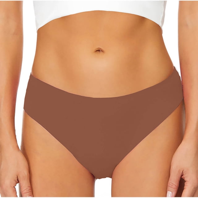 Plebaso Culottes Sans Coutures pour Femmes, Taille Basse, Tangas, Bikini, Culottes Invisibles (Tailles Régulières et Plus)