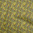 thumbnail image 1 of oneOone Velvet Yellow Fabric Abstracts Fabric For Sewing Printed Craft Fabric By The Yard 58 Inch Wide, 1 of 5
