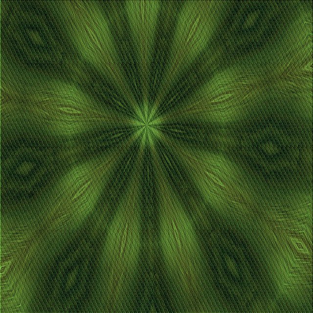 Ahgly Company Machine Washable Indoor Square Transitional Dark Forest Green Area Rugs, 4' Square