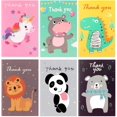thumbnail image 1 of 24 Thank You Cards, Animal Cards Thank You Cards with Envelopes, for Childrens T, 1 of 4
