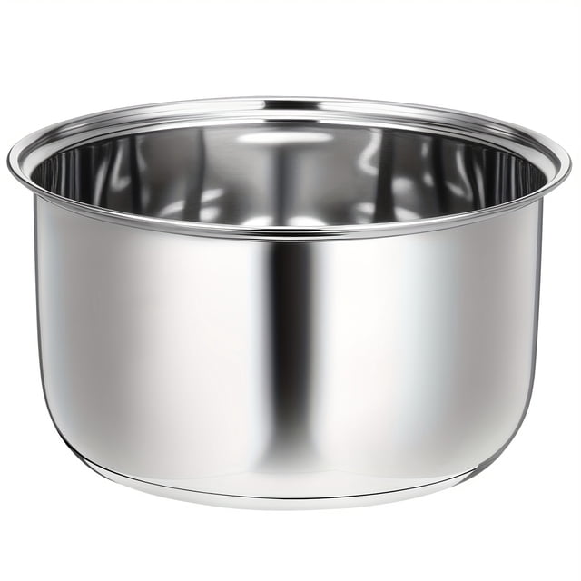 LOVEVER Casserole Intérieure compatible avec Zojirushi NS-TSC10 Cuiseur à Riz Multiple, avec une Finition en Acier Inoxydable Poli et une Capacité de 101,44 Oz. Idéale comme Bol Intérieur de Remplacement pour Cuiseurs à Riz de 5,5 Tasses, Convient aux Petits Appareils et aux Accessoires pour Cuiseur à Riz.