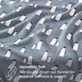thumbnail image 2 of Bare Home Flannel Sheet Set - 100% Cotton - Deep Pocket - Twin, Penguin, 3-Pieces, 2 of 4