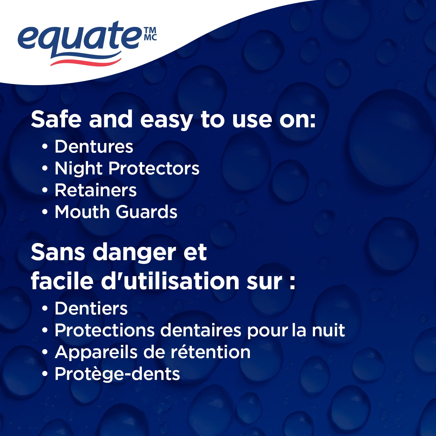 Brosse pour appareils dentaires avec cure-dents de nettoyage en profondeur Equate