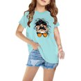 thumbnail image 2 of Économies d'Été! SROBPTY T-Shirts à Manches Courtes pour Tout-Petits, T-Shirt Mode à Col Rond Imprimé pour Garçons et Filles Tout-Petits, Haut à Manches Courtes Bleu, 7 Ans, 2 of 5