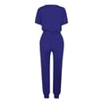 thumbnail image 5 of Timegard Ensembles 2 Pcs pour Femmes Été T-Shirts à Manches Courtes et Pantalons à Cordon avec Poches Ensembles Décontractés Confortables, 5 of 5