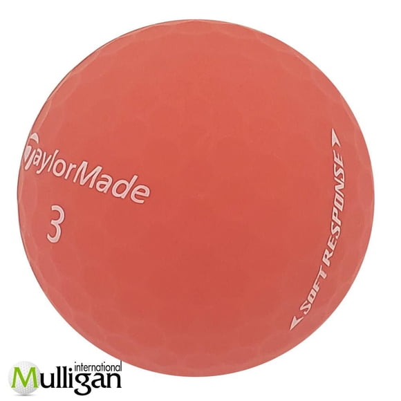 Mulligan - 48 Taylormade Soft Response 4A Recycled Used Golf Balls, Red