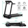 thumbnail image 2 of Gymax Folding Electric Treadmill 3.0HP Exercise Running Machine w/ App Control Purple, 2 of 10