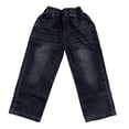 thumbnail image 5 of Jeans à Taille Élastique pour Garçons - Denim Printemps/automne, Style Cargo Ample, Mélange Polyester, 5 of 5
