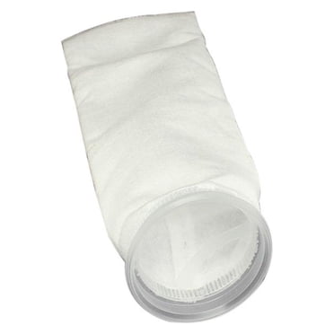 Bunblic Aquarium Filter Bags for Activated Carbon - Reusable Tank Charcoal Filter Bag - Aquatic Bags for Fresh or Saltwater Tanks - White, 150um B