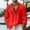 c01Red, variant on LNWUY Men Linen Shirt Button Down Long Sleeve Cotton Beach Band Collar Casual Loose Comfort Breathable Summer Shirts Red S