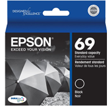 ~Brand New Original EPSON T069120 INK / INKJET Cartridge Black for Epson WorkForce 310