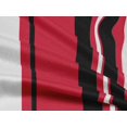 thumbnail image 4 of oneOone Rayon Bright Red Fabric Stripes Craft Projects Decor Fabric Printed By The Yard 56 Inch Wide-6FL, 4 of 4
