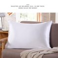 thumbnail image 4 of Simple Design Pillowcase Home Dorm Apartment Hotel Pillow Cover Solid Color Bed Pillow Case, White, 4 of 9