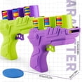 thumbnail image 3 of Foam Disc Launcher, Continuous Shooting Flying Disc Launcher, Disk Shooter Tool, with 25 Flying Disks, for Fun, Party Favors and Outdoor Tools Toddlers Ages 8-12, 3 of 8