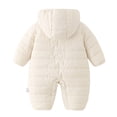 thumbnail image 4 of Kid Jumpsuit,Thick Hooded Climbing Newborn Zipper Long Sleeve for Warmth withable, 4 of 8