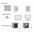 thumbnail image 3 of Moniteur à Écran Tactile Capacitif de 15 Pouces, Écran Tactile Multipoint 10 Points IPS LCD 1024x768, Étanche IP65, Interface Multimédia HD Moniteur Industriel avec Haut-Parleur Intégré, Port USB VGA, 3 of 7
