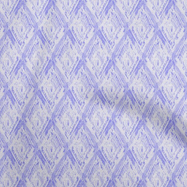 oneOone Georgette Viscose Bluish Violet Fabric Abstract Craft Projects Decor Fabric Printed By The Yard 42 Inch Wide