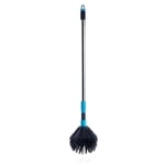 Sparkmate By Crystal Alliage acier, Nettoyant Cobweb avec poignée extensible, assorties , léger , tige d'acier extensible pour ajuster la hauteur , facile à nettoyer & Magasin, durable & Longue durée Jala Broom