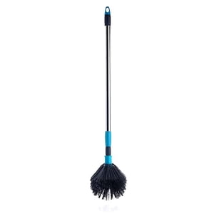 Sparkmate By Crystal Alliage acier, Nettoyant Cobweb avec poignée extensible, assorties , léger , tige d'acier extensible pour ajuster la hauteur , facile à nettoyer & Magasin, durable & Longue durée Jala Broom