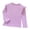 Purple, variant on Zanarzt Toddler Girl Long Sleeve Shirts Girls Fashion Comfortable Skin Friendly Long Sleeve T Shirt for Children Purple,5-6 Years