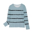 thumbnail image 4 of cfhntfmh Chandails de Détente pour Filles Garçons Tuniques Décontractées Imprimées à Col Rond Hauts d'Automne Confortables à Manches Longues sous-Maillots Basiques pour 3-14 Ans, 4 of 6